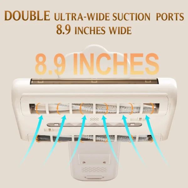 Boreas Mattress Vacuum Cleaner with 6Kpa Suction Double Brushrolls AP005 - Image 7